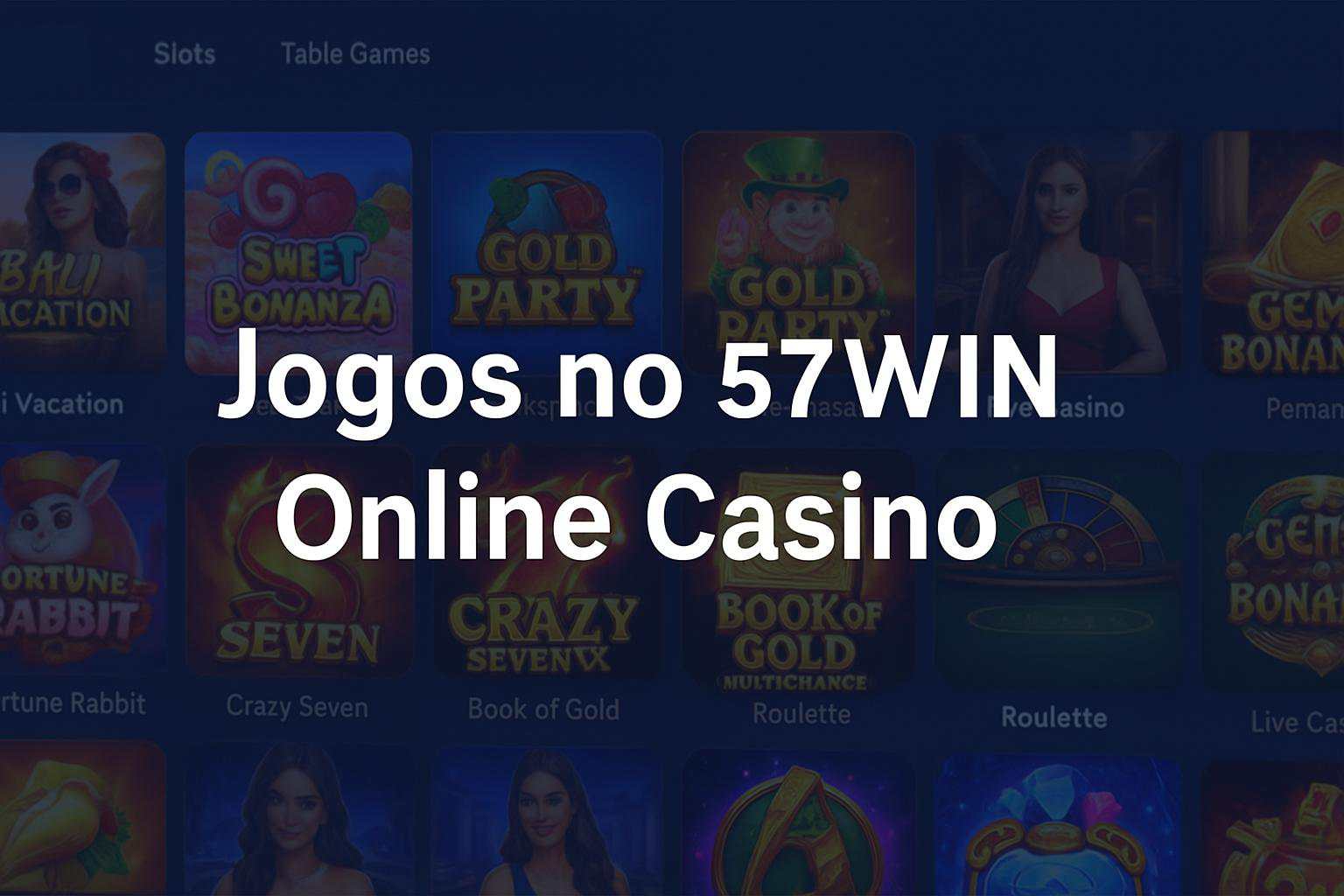 Jogos de cassino online inovadores e emocionantes na 57WIN