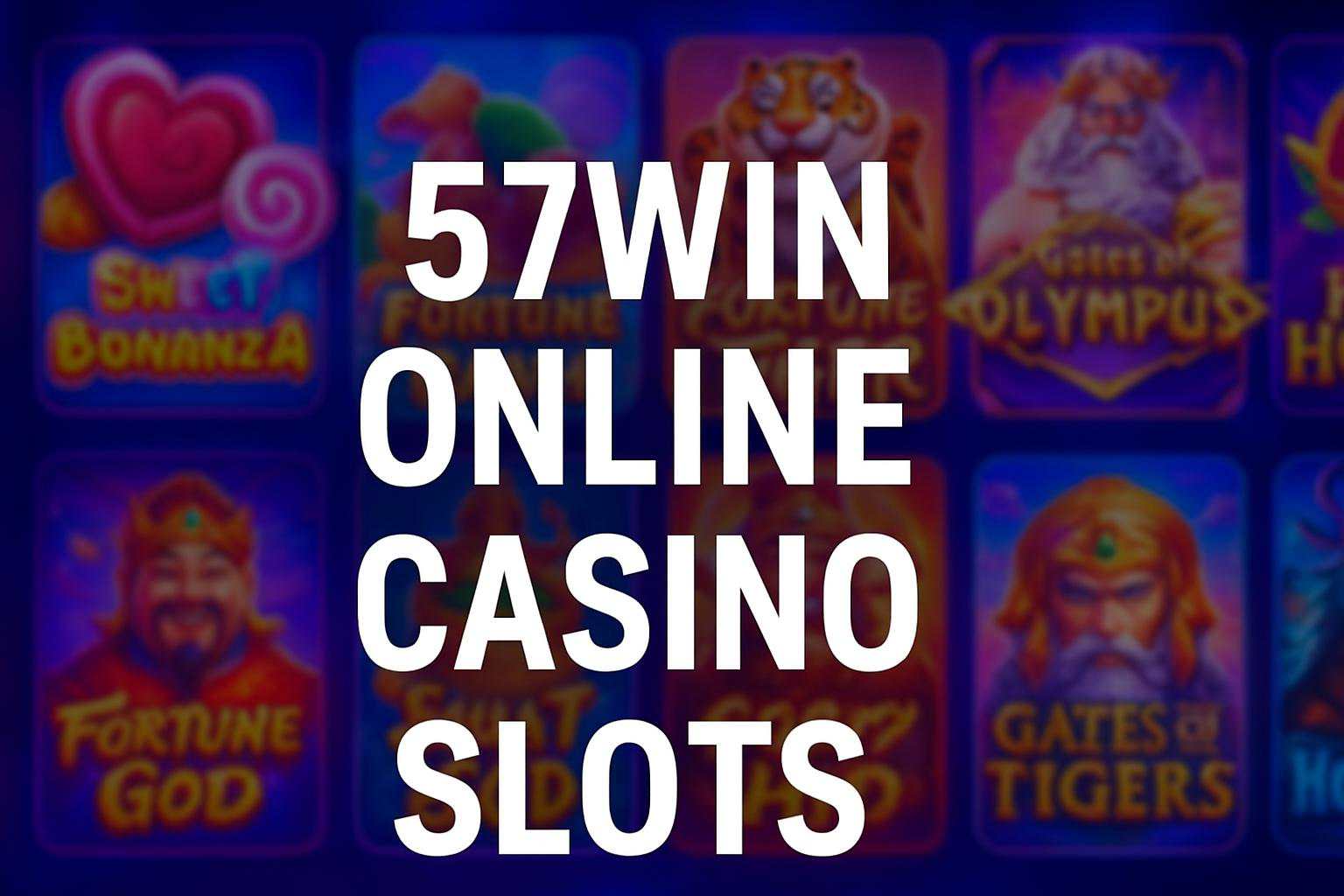 Explore o mundo das slot machines no 57WIN Casino